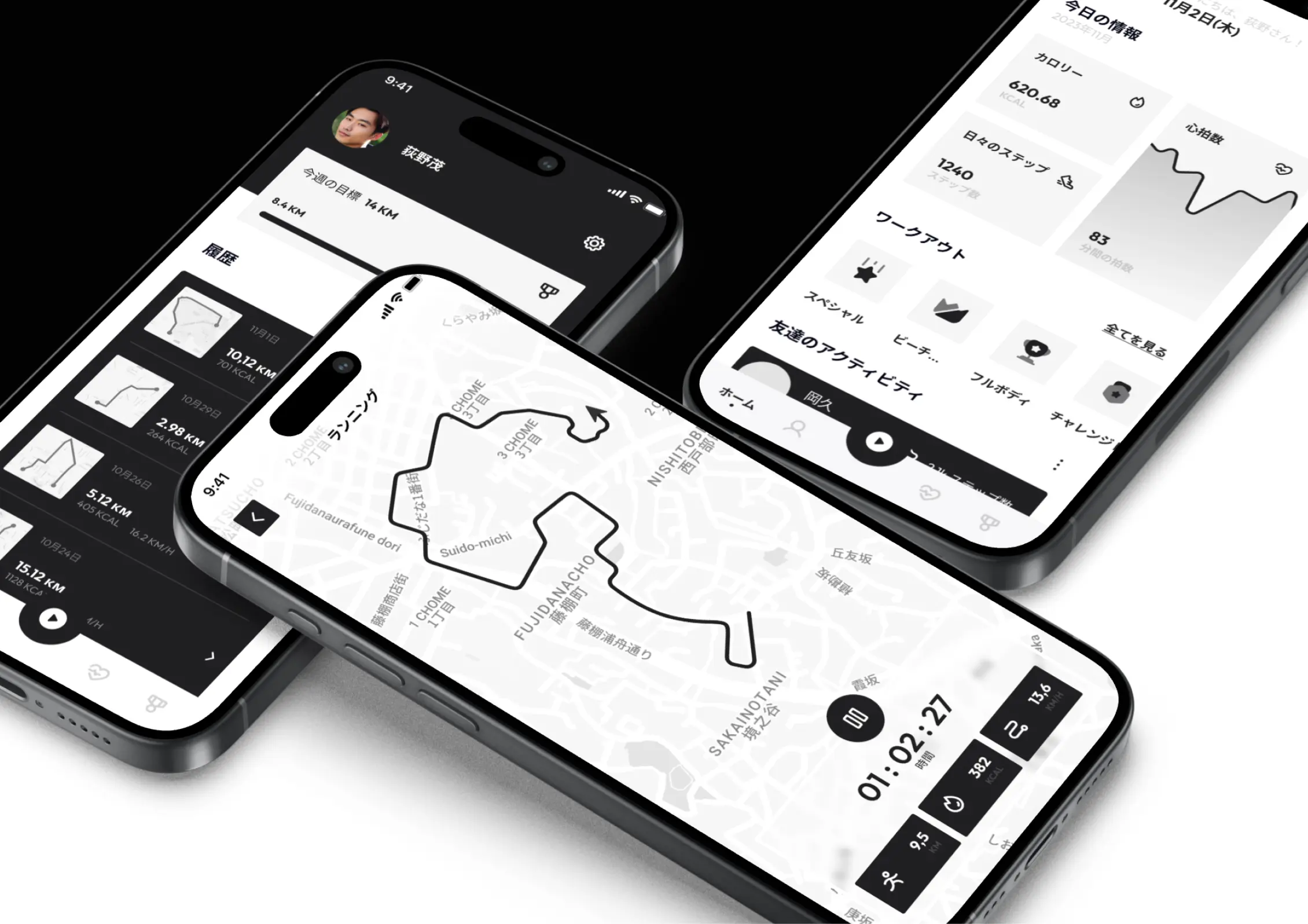 以前のプロジェクトのスクリーンショット